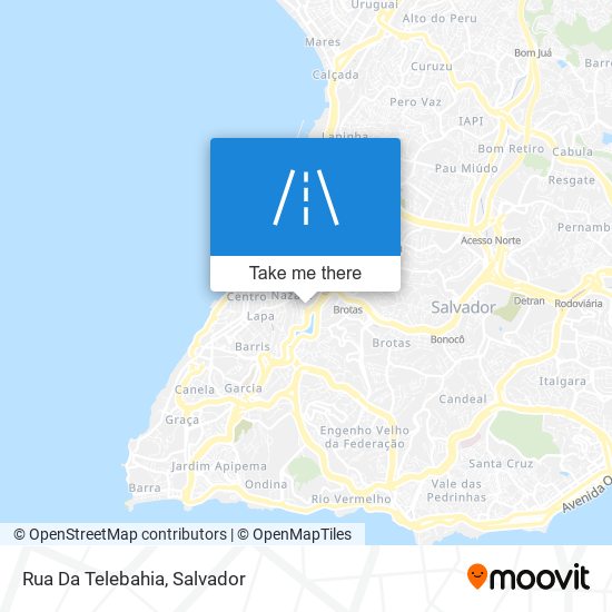 Rua Da Telebahia map