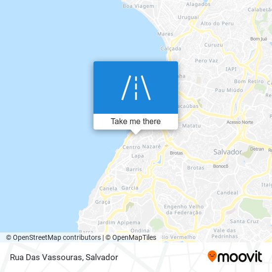 Rua Das Vassouras map