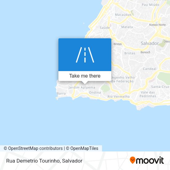 Rua Demetrio Tourinho map