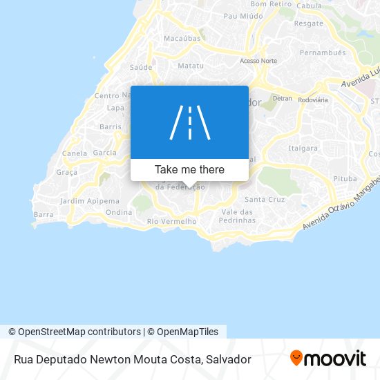 Rua Deputado Newton Mouta Costa map