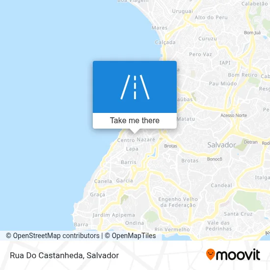Rua Do Castanheda map