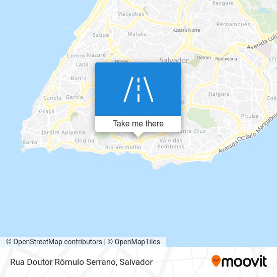Rua Doutor Rômulo Serrano map