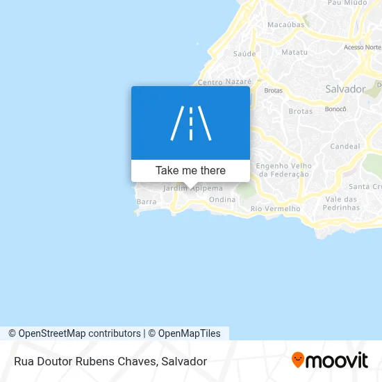 Rua Doutor Rubens Chaves map