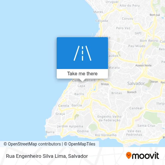 Rua Engenheiro Silva Lima map