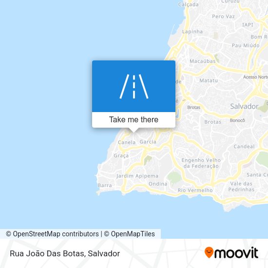 Rua João Das Botas map