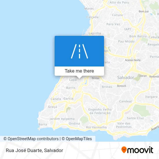 Rua José Duarte map