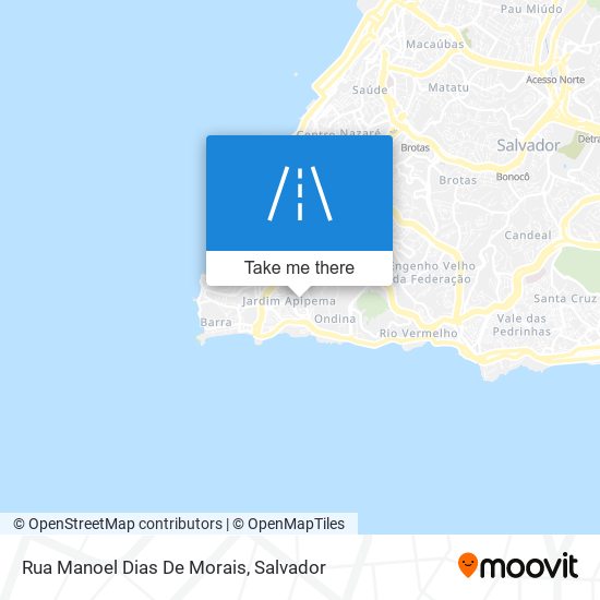 Mapa Rua Manoel Dias De Morais