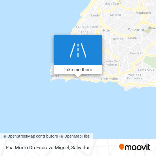 Rua Morro Do Escravo Miguel map