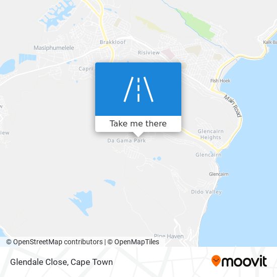 Glendale Close map