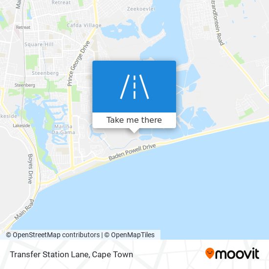 Transfer Station Lane map