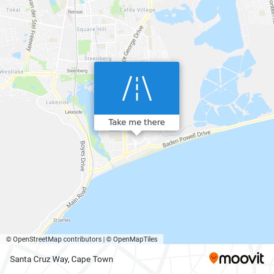 Santa Cruz Way map