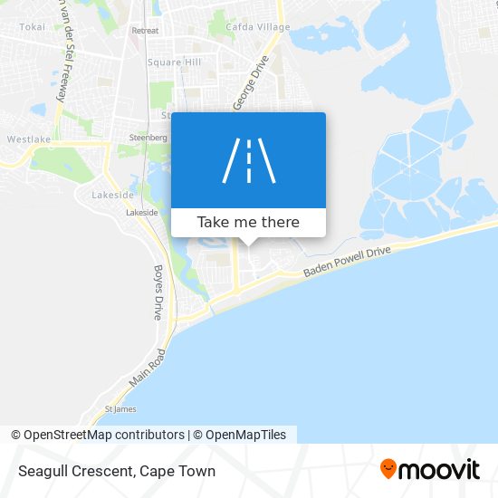 Seagull Crescent map