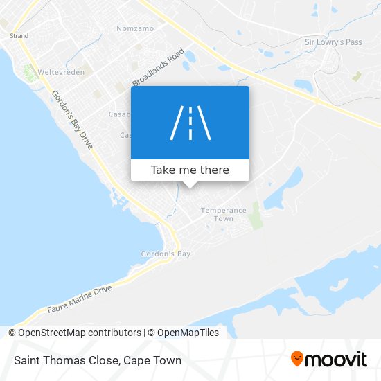 Saint Thomas Close map