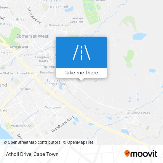 Atholl Drive map