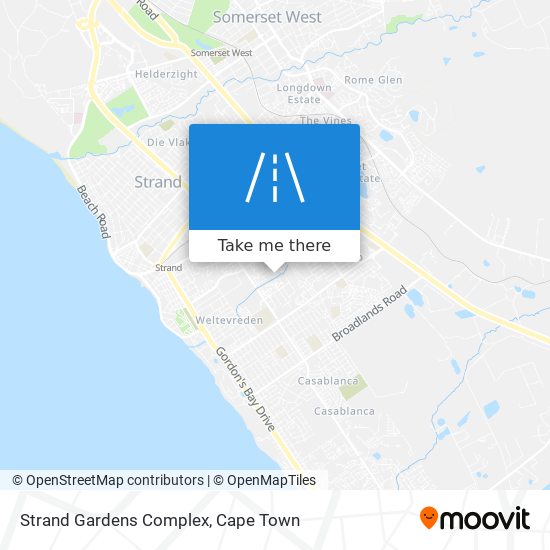 Strand Gardens Complex map