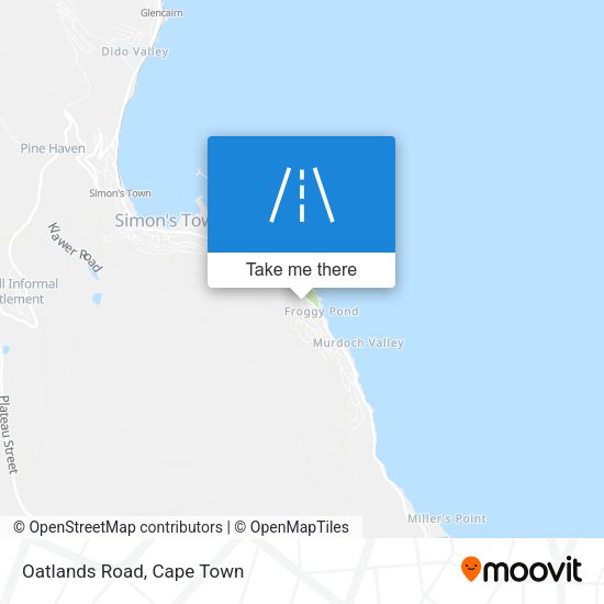 Oatlands Road map