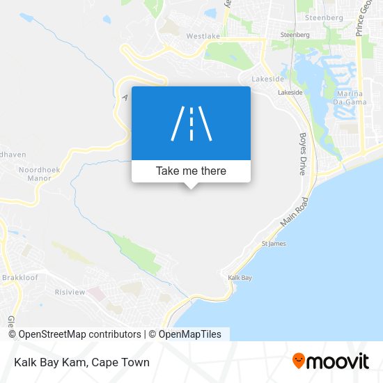 Kalk Bay Kam map