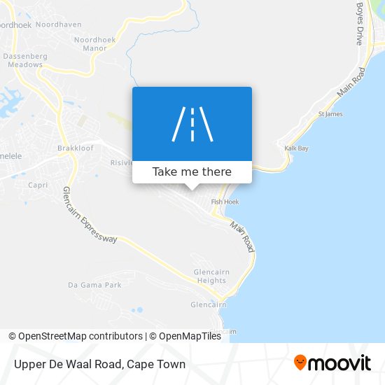 Upper De Waal Road map