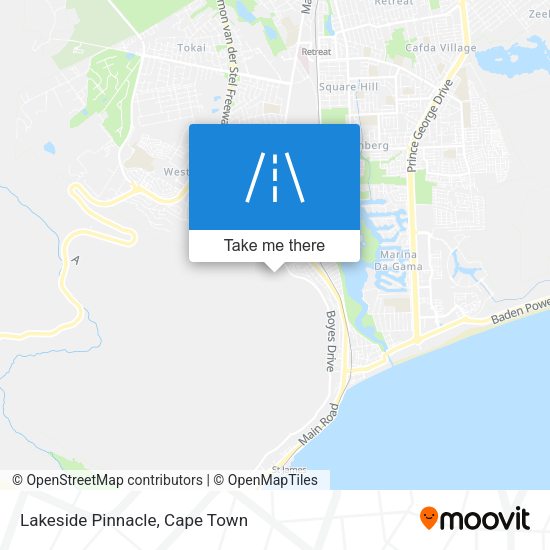 Lakeside Pinnacle map