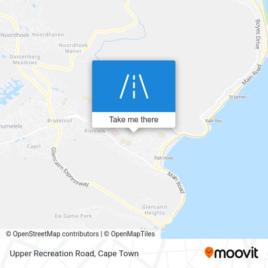 Upper Recreation Road map