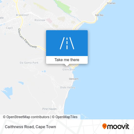 Caithness Road map