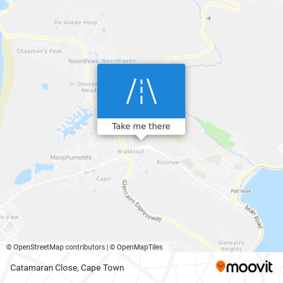 Catamaran Close map