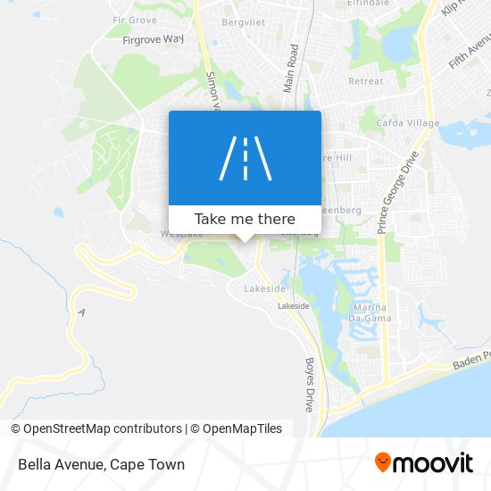 Bella Avenue map