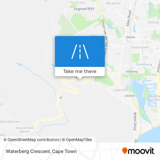 Waterberg Crescent map