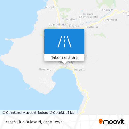 Beach Club Bulevard map