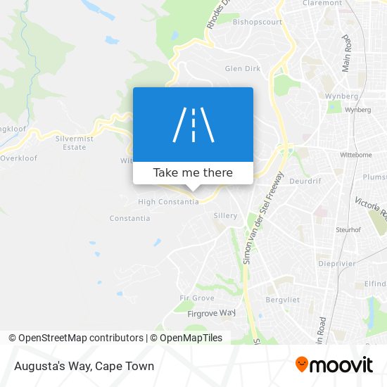 Augusta's Way map