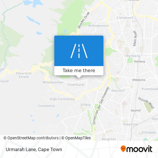 Urmarah Lane map