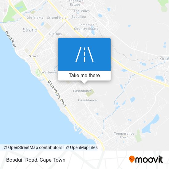 Bosduif Road map