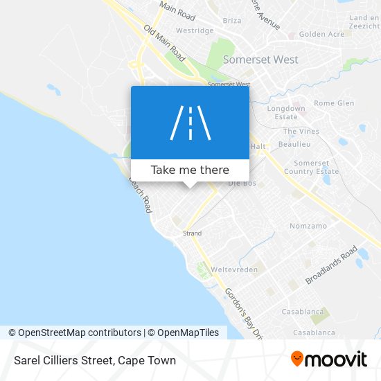 Sarel Cilliers Street map