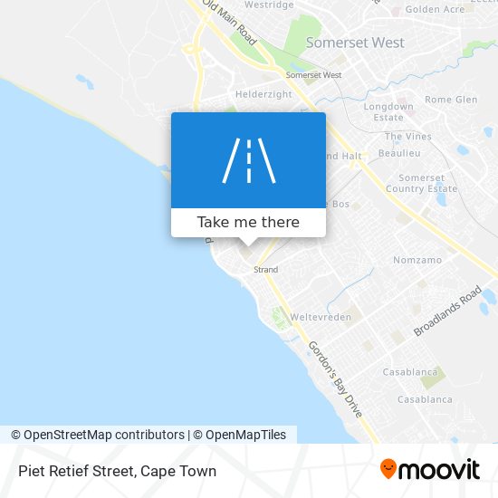 Piet Retief Street map