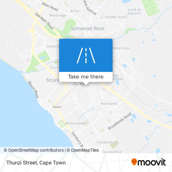 Thunzi Street map