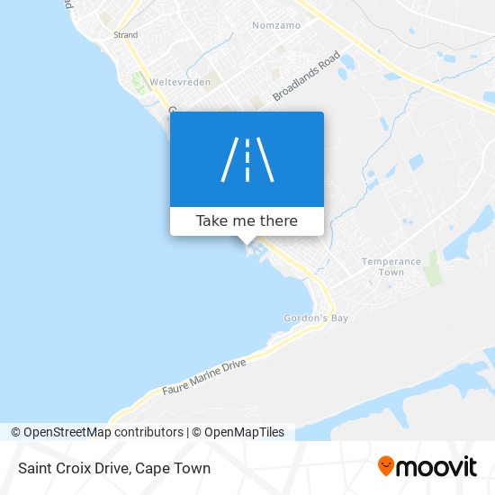 Saint Croix Drive map