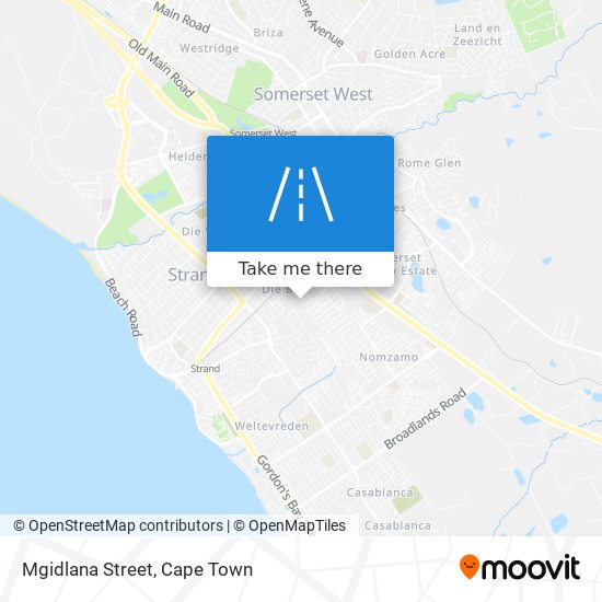 Mgidlana Street map