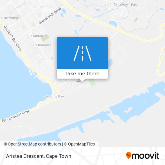 Aristea Crescent map