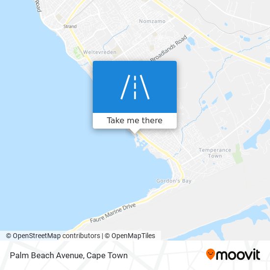 Palm Beach Avenue map