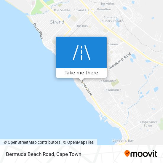 Bermuda Beach Road map