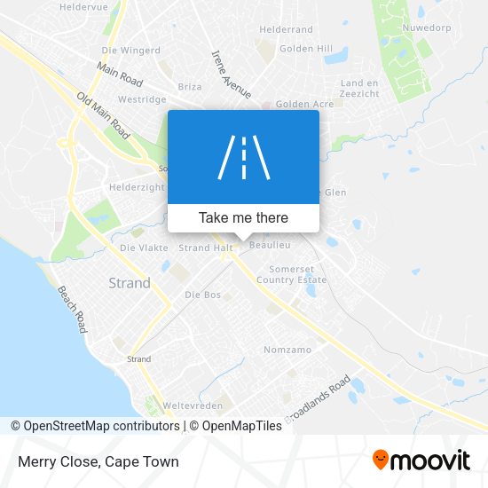 Merry Close map