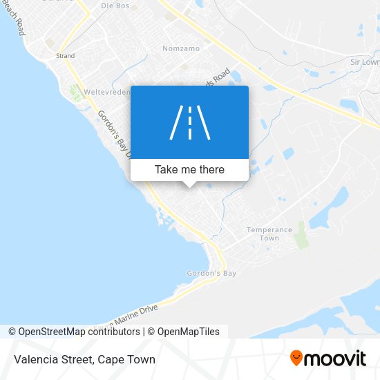 Valencia Street map
