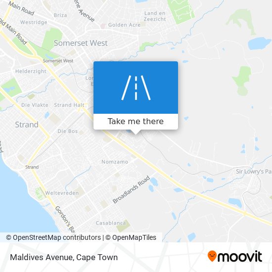 Maldives Avenue map