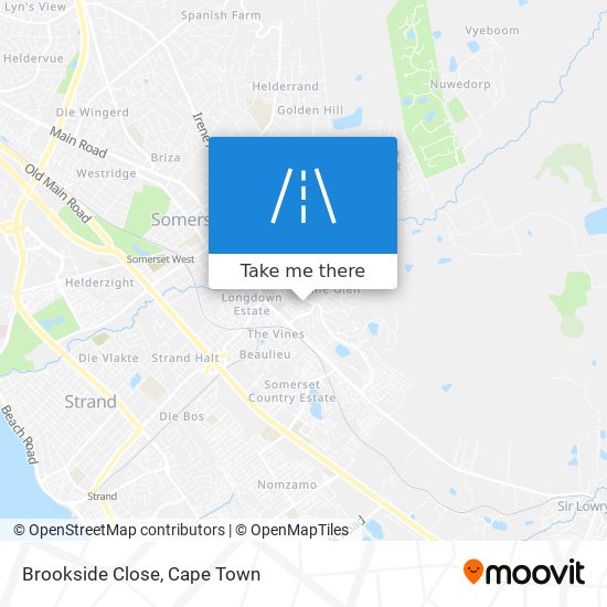 Brookside Close map