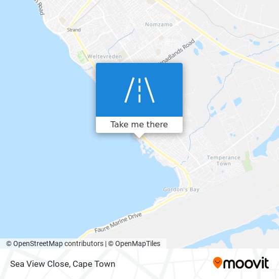 Sea View Close map