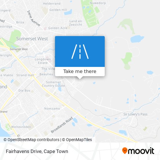 Fairhavens Drive map