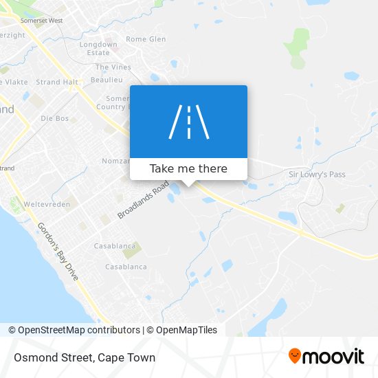 Osmond Street map