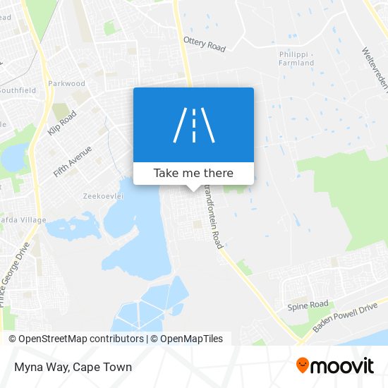 Myna Way map