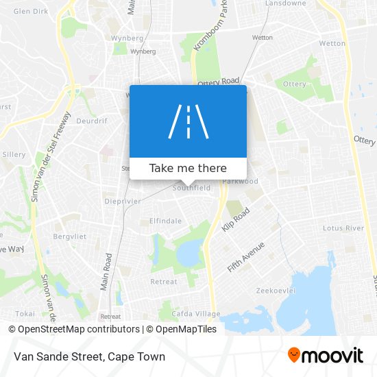 Van Sande Street map