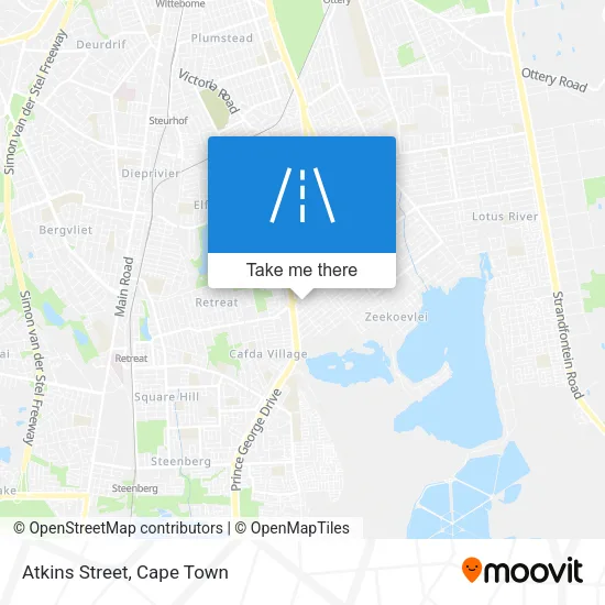 Atkins Street map